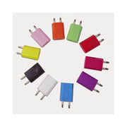 Trade Shop - Adattatore Usb Spina 5v 1a Caricabatteria Per Smartphone Tablet Vari Colori -