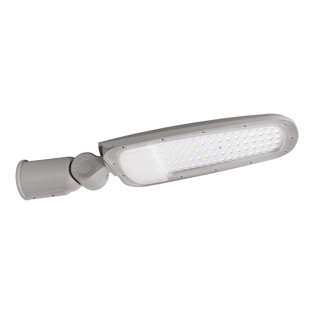 Armatura Stradale LED GES2351 100W 4000K IP65 in Alluminio Grigio - Adatta per Pali da 62mm - Gealuce
