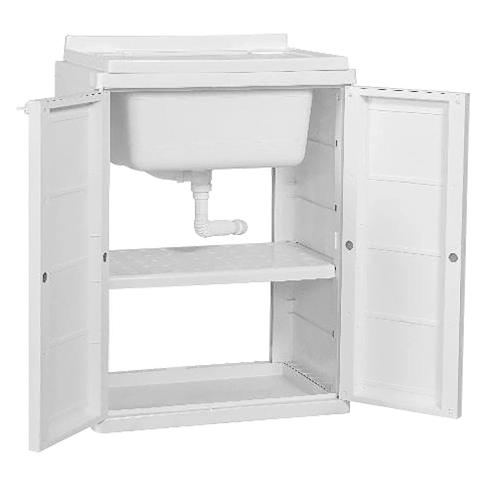 1pz mobile lavatoio anta doppia lucchettabile cm 60 x 45 x h.85 cod:ferx.2081796nlm