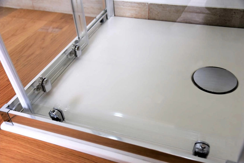Box doccia Style profilo cromato trasparente 140x140cm da 6mm