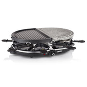 Princess 162710 raclette 8 oval stone & grill party - 01.162710.01.001