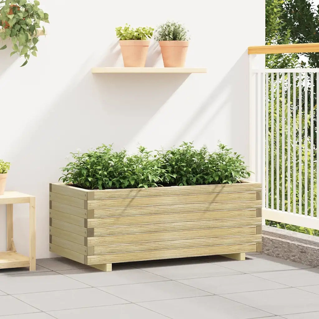 Letto Rialzato 100x50x40 cm in Legno Rettangolare 41660