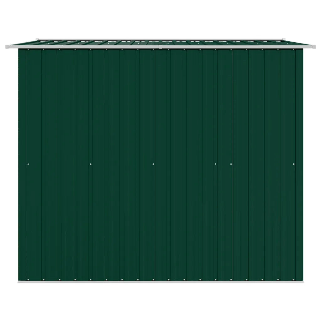 Capanno per Attrezzi in Metallo Verde 257x205x178 cm 42910