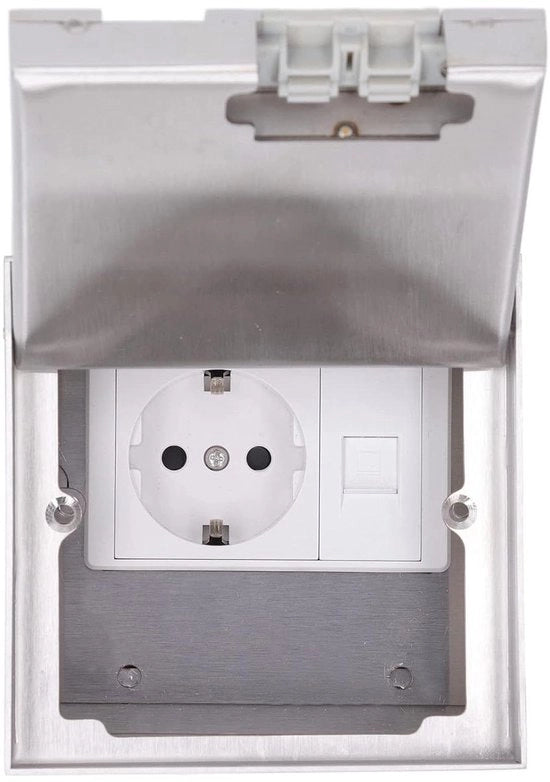 Connettori nascosti in acciaio inossidabile - impermeabili all'acqua e resistenti alle fiamme - 250V - per fissaggio al pavimento in casa