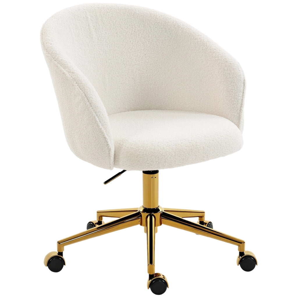 Sedia da ufficio ergonomica regolabile in altezza ¨C Minimal ¨C crema