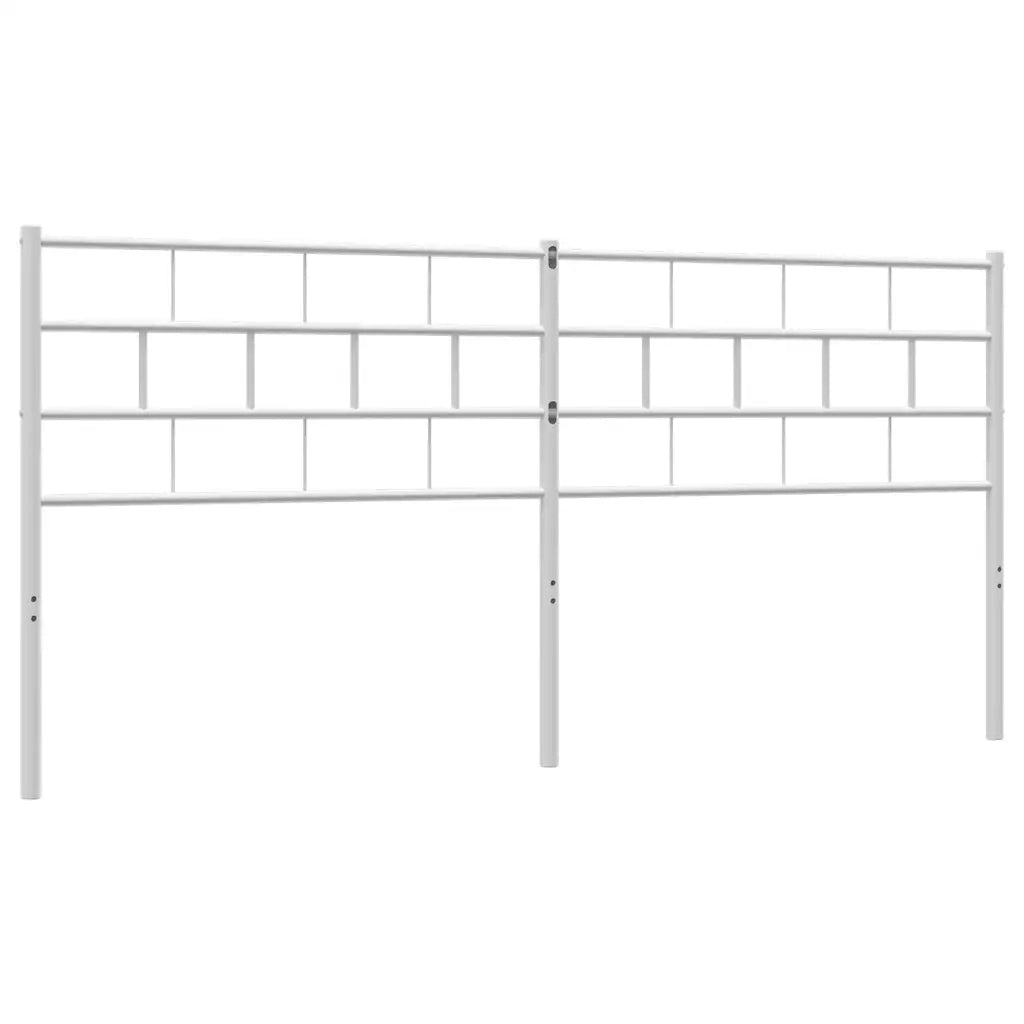 Testiera di Ricambio in Metallo Bianco 180 cm 355744
