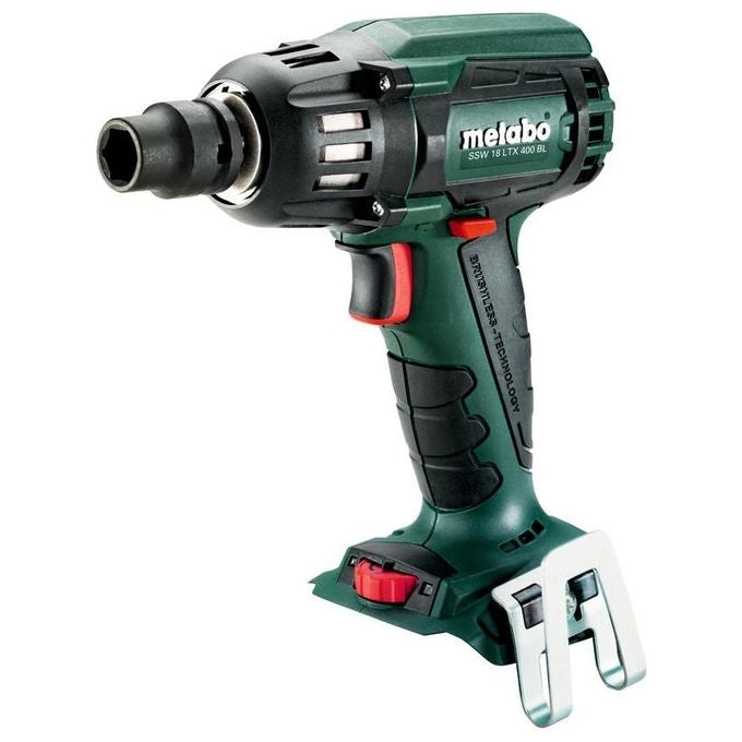 Metabo 602395840 SSW 18 LTX 300 BL Chiave di impatto 18 V 1-2'' 300 Nm con motore brushless colore Nero Verde Rosso 400