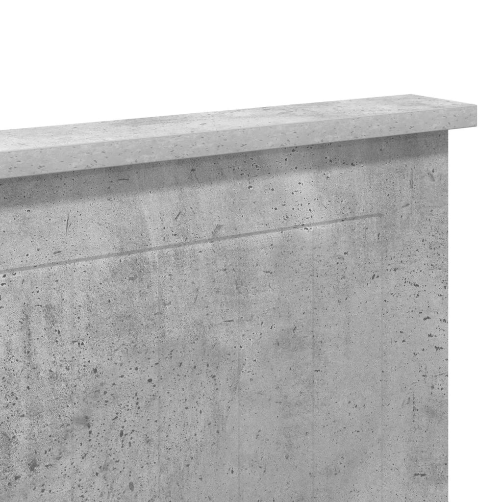 Testiera | Testata Grigio cemento Legno multistrato