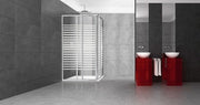 BOX DOCCIA CRIST. TRASPARENTE 