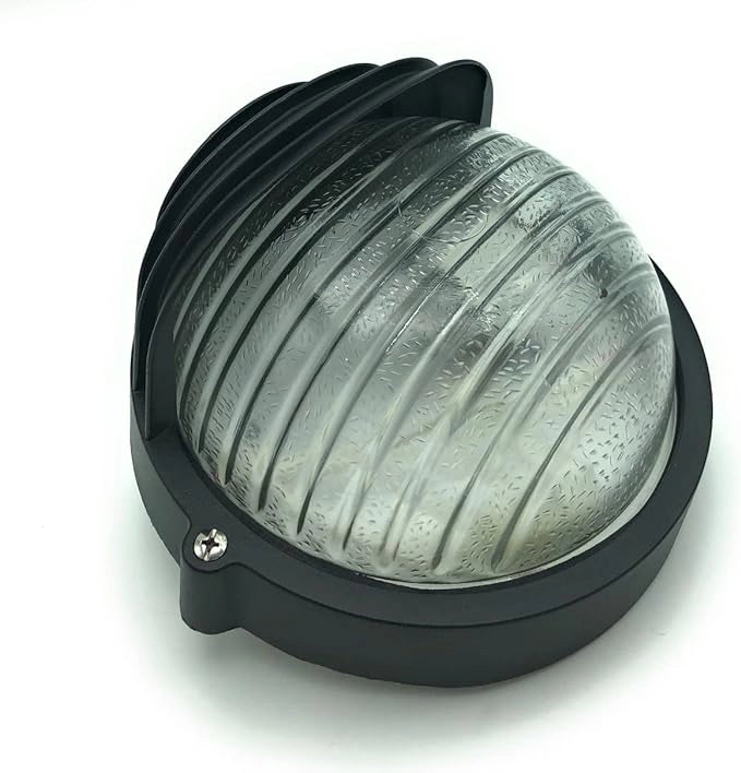 APPLIQUE TONDA PALPEBRA NERA E27 IP44 215x130h