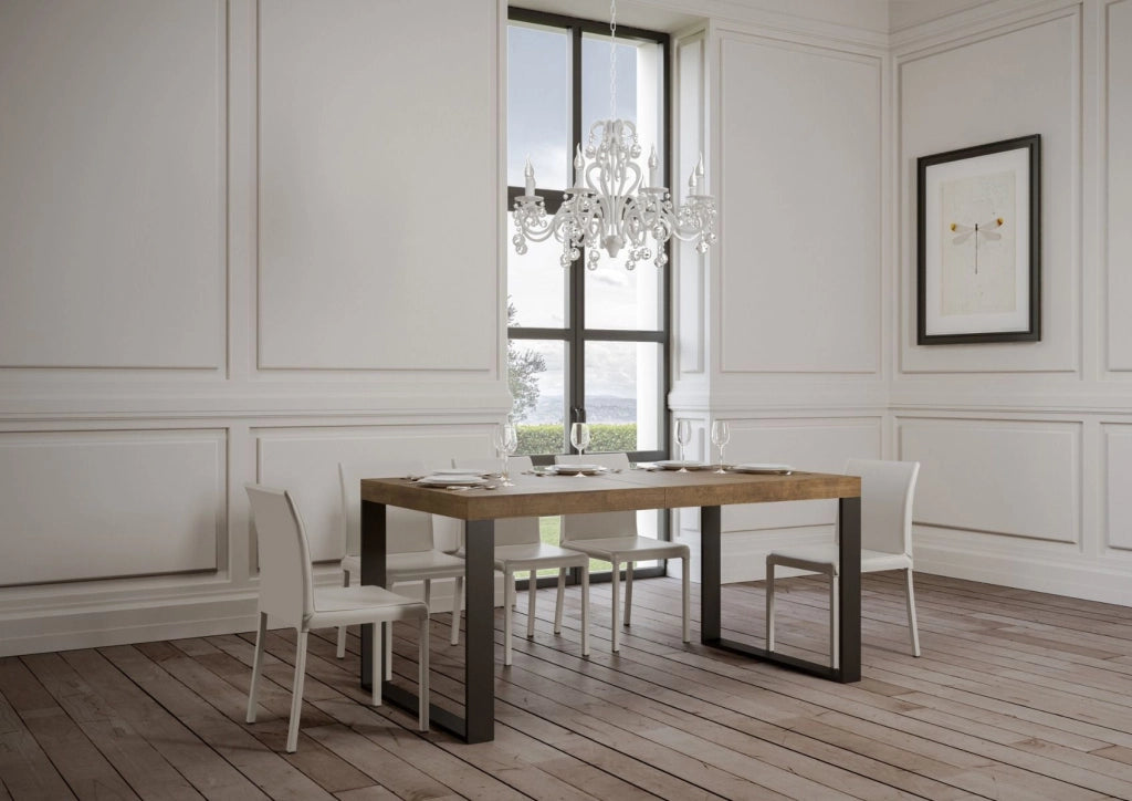 Tavolo Allungabile 180-440x90x77 cm Tecno Premium Noce