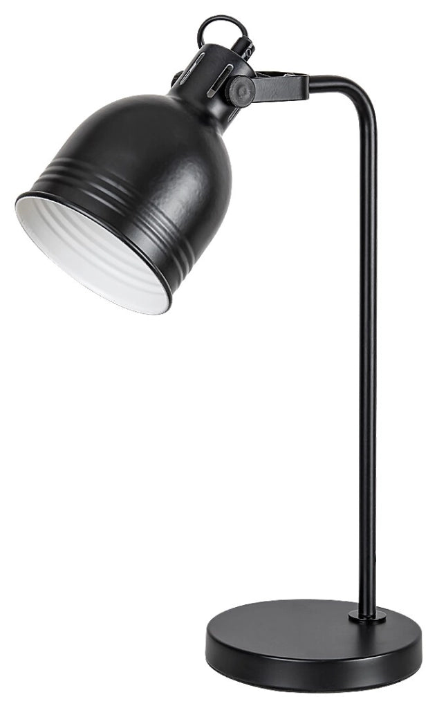 Lampada da scrivania vintage nera E14 Flint 2240 Rabalux