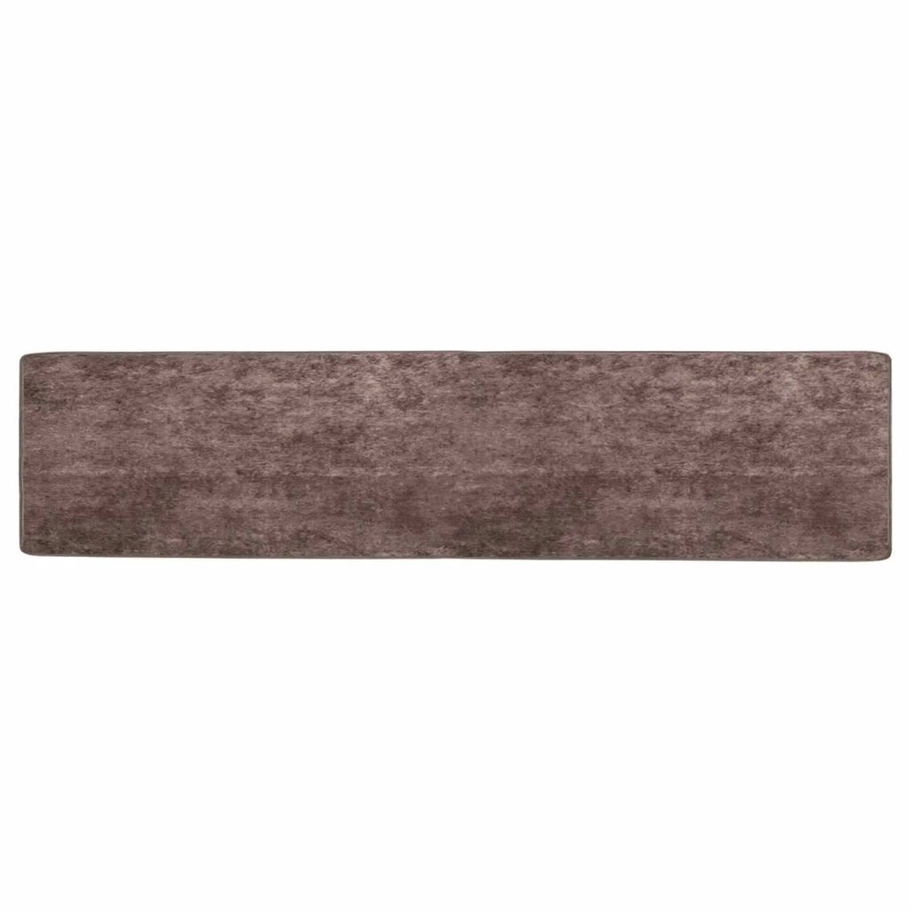 Runner Tappeto MARSA Grigio 50 x 250 cm Poliestere e PVC 42023185