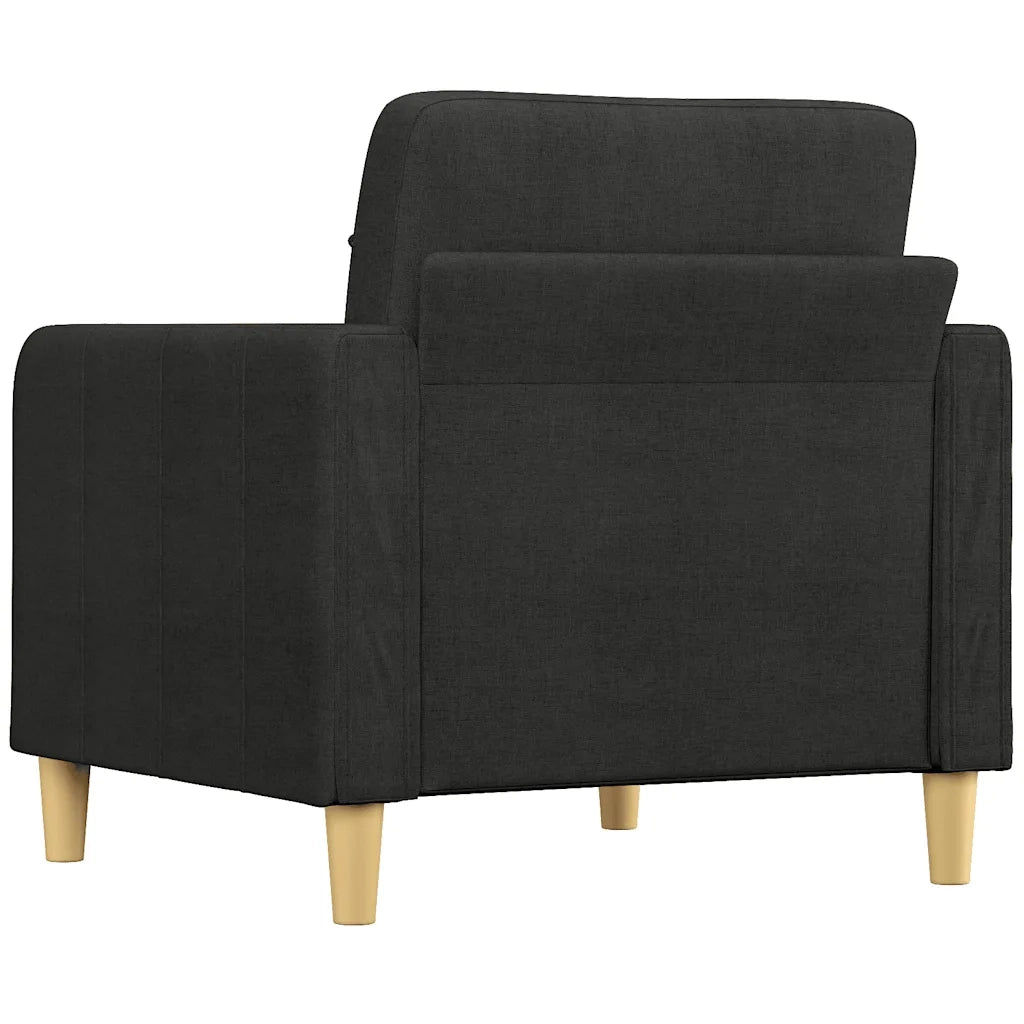 Poltrona Nera 60 cm in Tessuto 359079