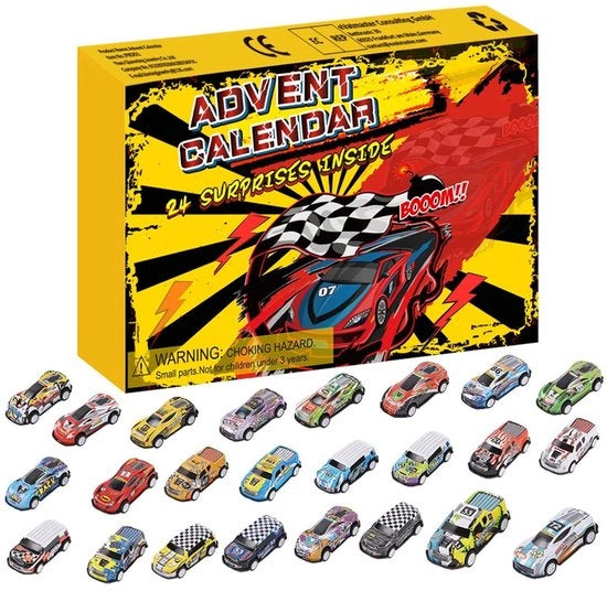 Calendario di Natale 2025 - 24 Pezzi Giochi per Bambini - Calendario di Natale - Calendario di Dopo Natale - Giocattoli per Bambini - Dimensioni 33 x 28 x 3,6 cm - Calendario di Giochi