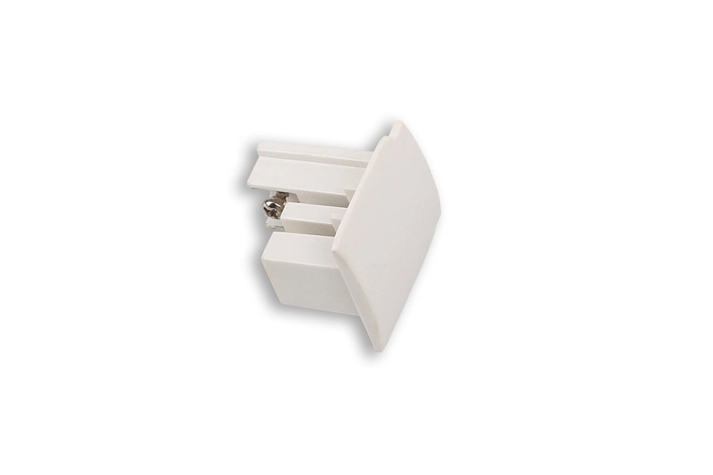 Tappo terminale copertura binario trifase bianco Maxlight