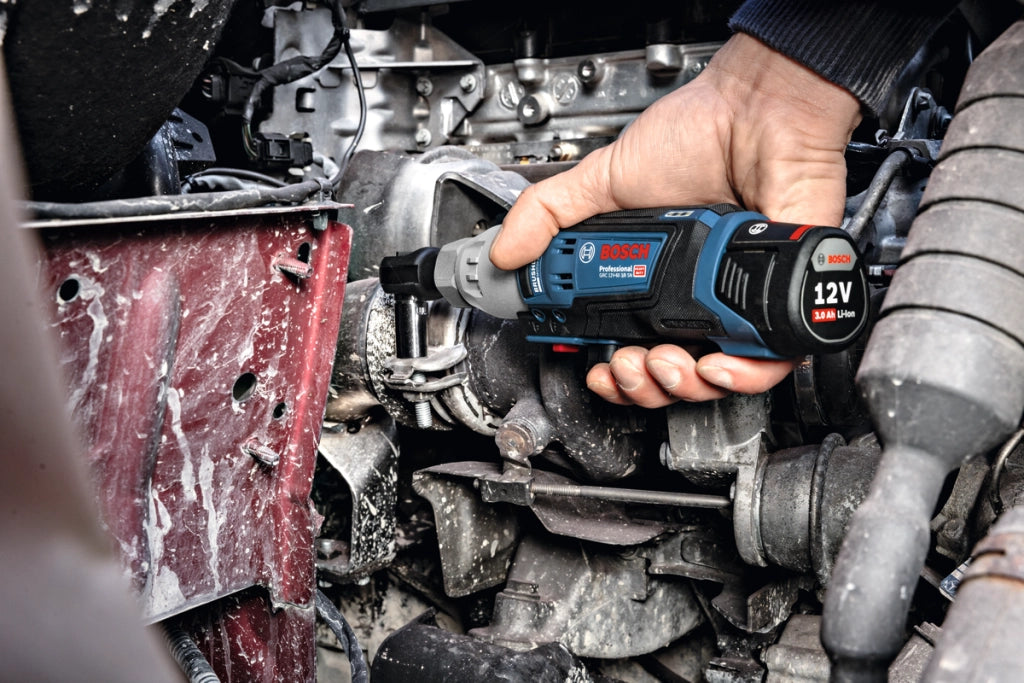 Bosch GRC 12V-60 3/8 SN – Cricchetto a Batteria 12 V, 60 Nm Compatto quadro 3/8"