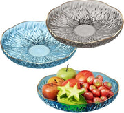 Due Pezzi Elegante Progettazione Tavolo per Frutta in Plastica - Sostenibile e Lussuoso - Etagere - Meraviglioso Fruiteraio - Moderno Boccale per Frutta