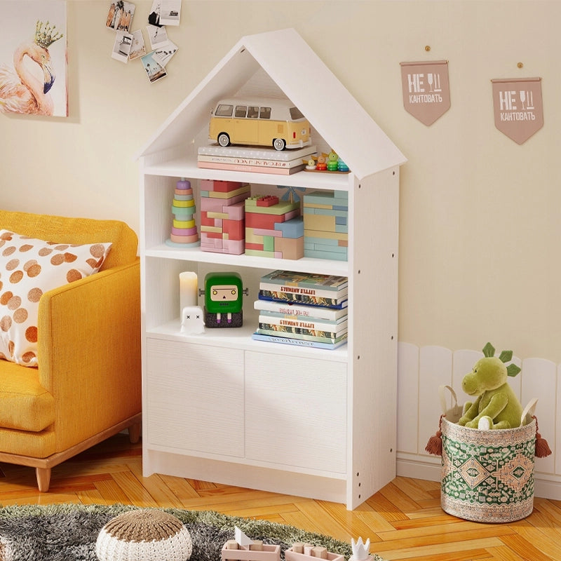 Scaffale a forma di casetta per bambini, 63 cm