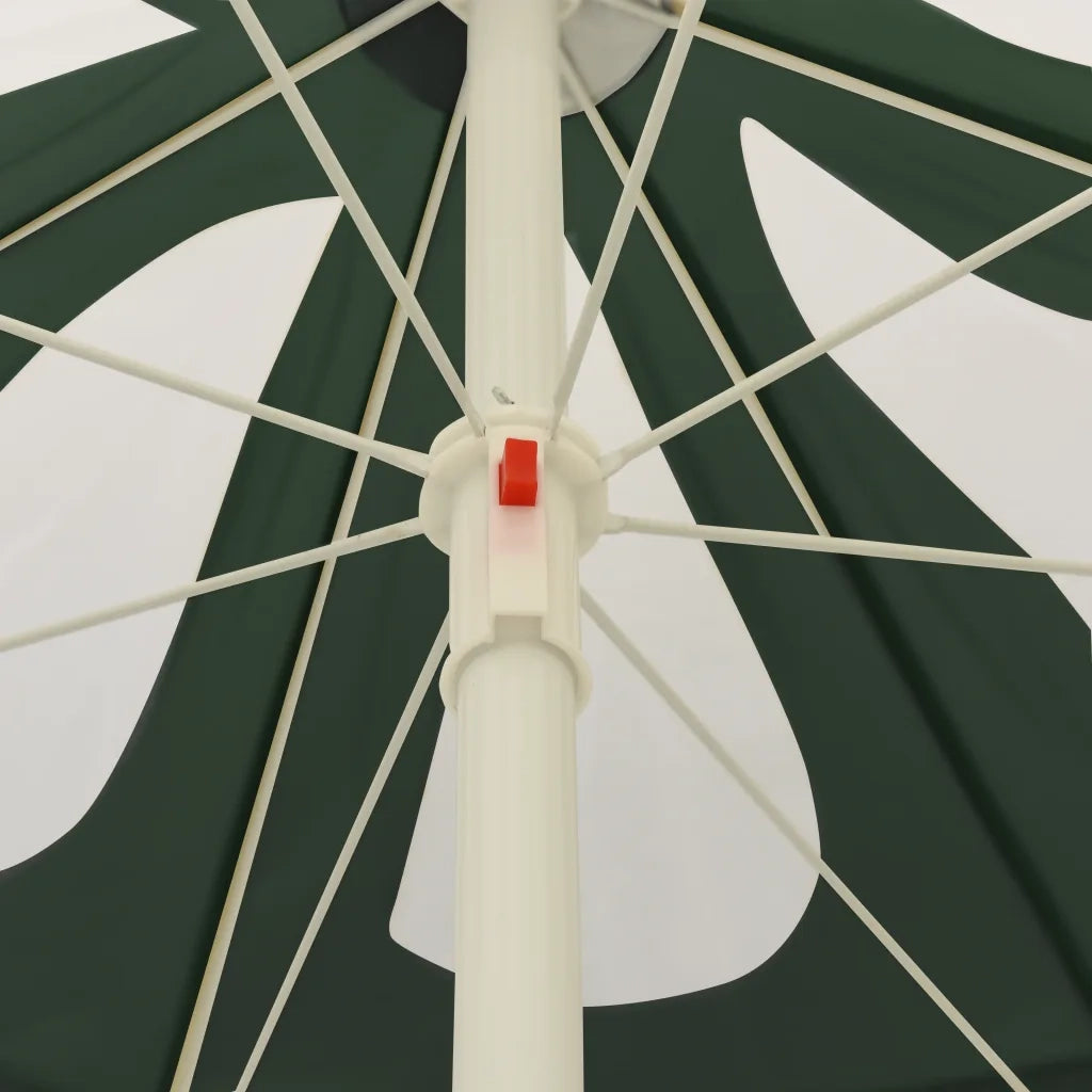 Ombrellone da Spiaggia Verde 240 cm 314713