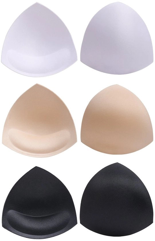Pads per push-up per tre pezzi per tre forme per donne