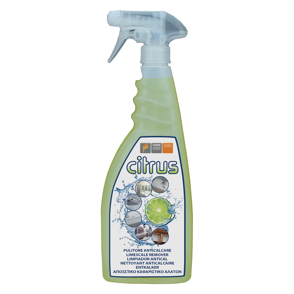12pz detergente brillantante anticalcare 'citrus' ml 750 cod:ferx.906420nlm