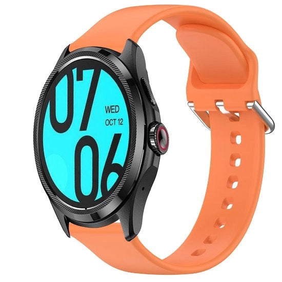Cinturino di gomma silicona 24 mm per TicWatch Pro 5