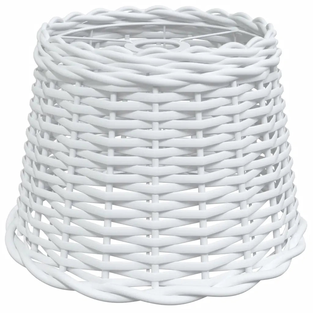 Paralume da Soffitto Bianco Ø30x20 cm in Vimini 364367