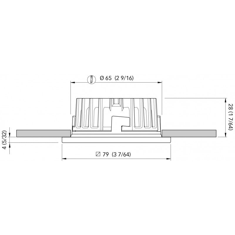 FARETTO AD INCASSO BLAKE HP DOWNLIGHT BLAKE HP