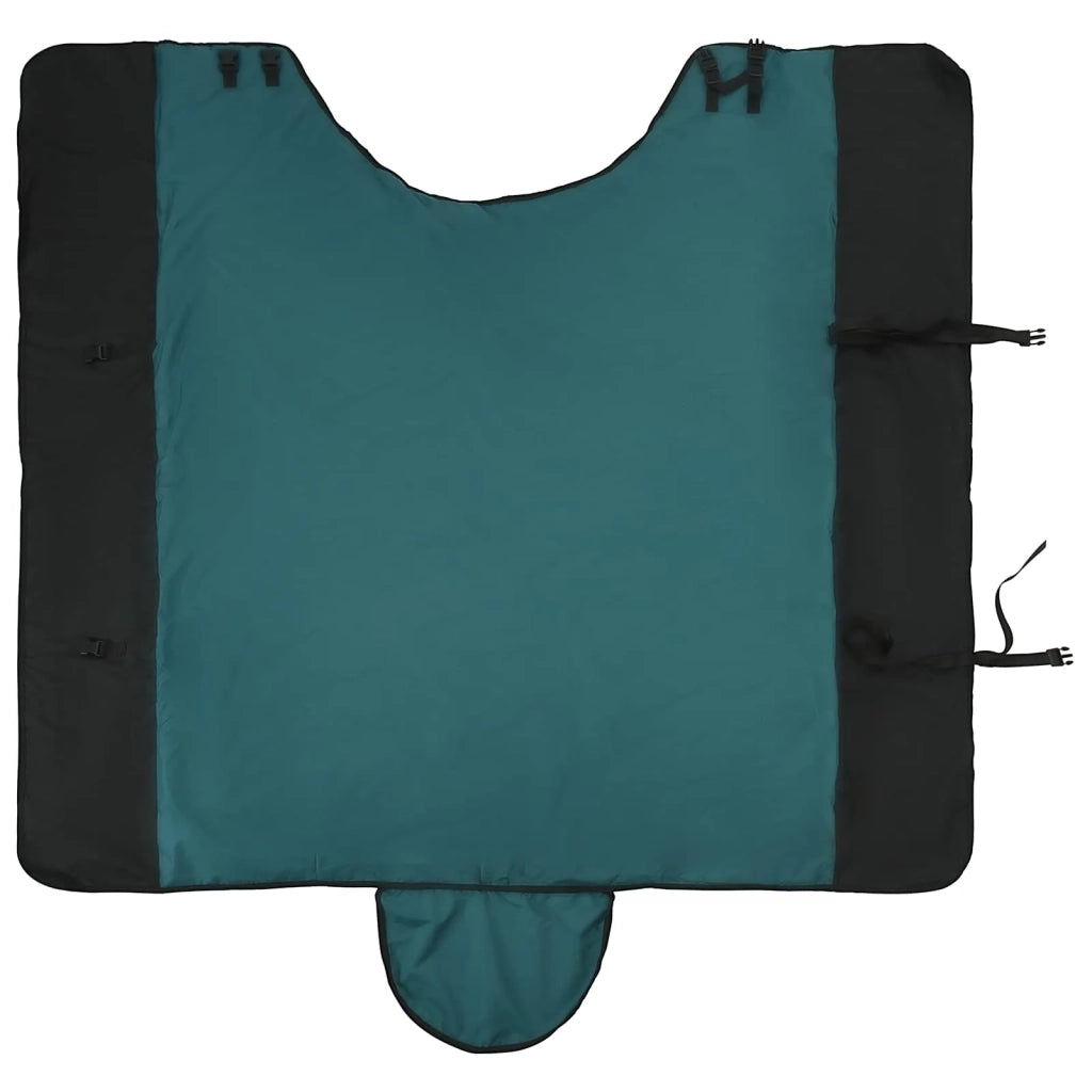 Coperta per Cavalli Verde Scuro e Nero 85 cm Poliestere CFW2330575