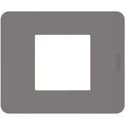Placca Bticino MatixGO Tones 2 moduli tortora JA4802TD