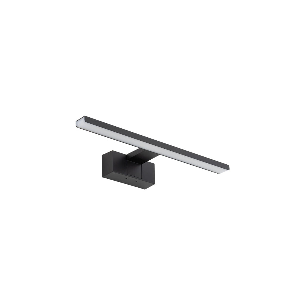 Applique specchio CEZANNE LED 8W nera IP44 Nowodvorski