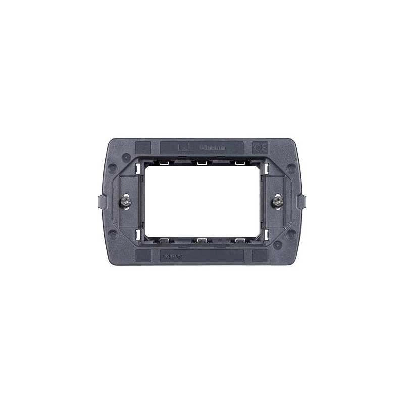 Ln4703C Supporto per Placche Air 3 Moduli Livinglight