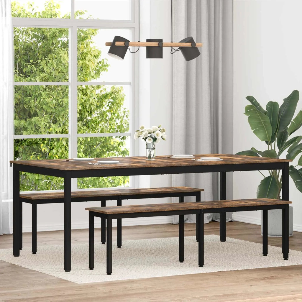 Tavoli da pranzo 2 pcs 200 x 100 x 75 cm Legno multistrato 3415386
