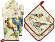 Set di Asciugamani per Panni e Pannelli - 100% Cotone - 4 Pezzi - Disegni a mano