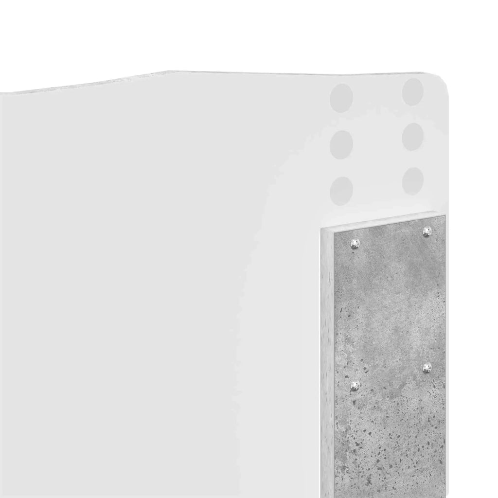 Testiera | Testata Grigio cemento Legno multistrato