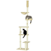 Albero per gatti ¨C Minimal ¨C Beige 230-250 cm