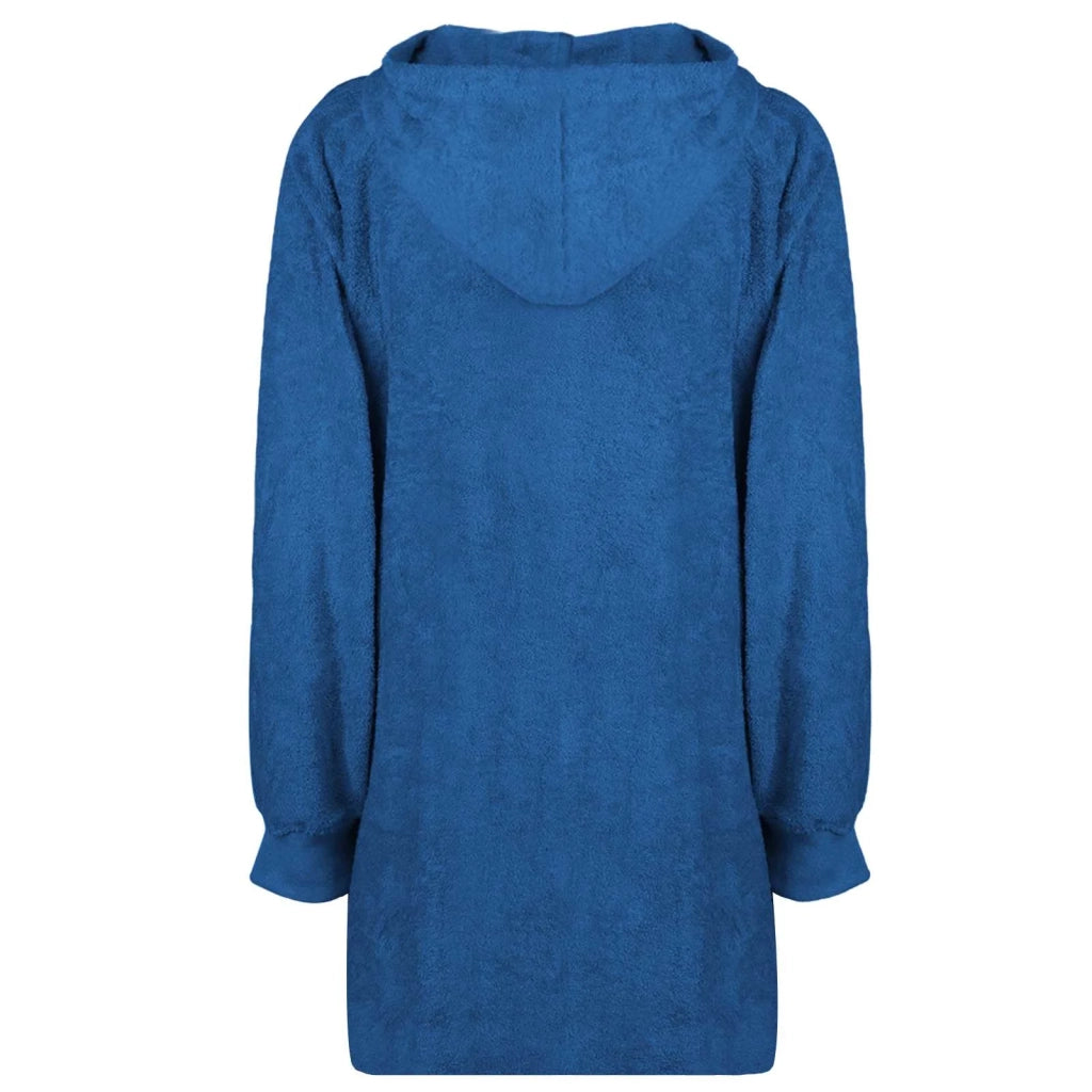 Felpa coperta KINN Navy L Cotone 4100889