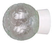 Applique da parete Grace sfera vetro bianca E27 Rabalux 2431