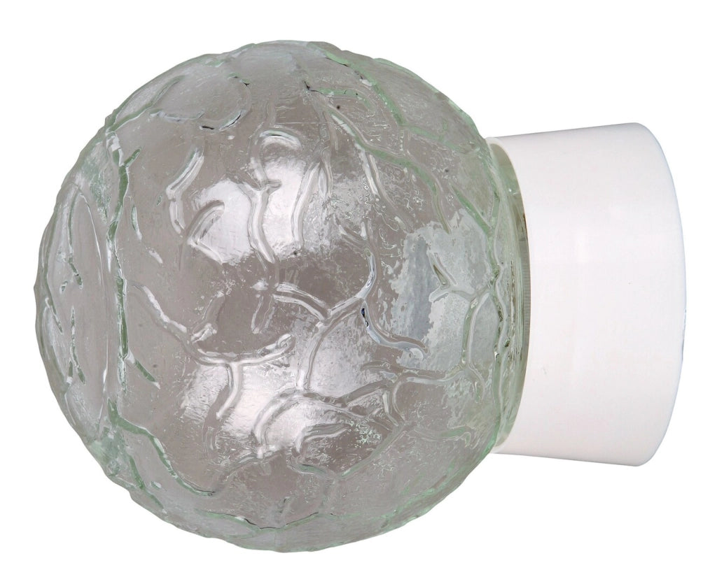 Applique da parete Grace sfera vetro bianca E27 Rabalux 2431