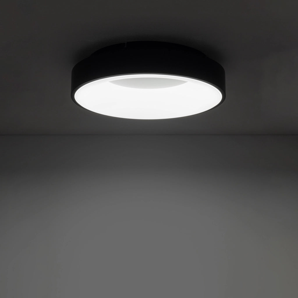 Plafoniera LED rotonda Ø38 32W 4000K nera Nowodvorski