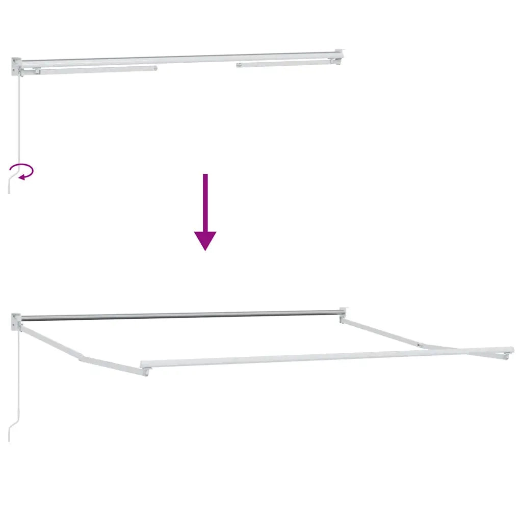 Tenda da Sole | Tenda Retrattile Multicolore 350 x 250 cm