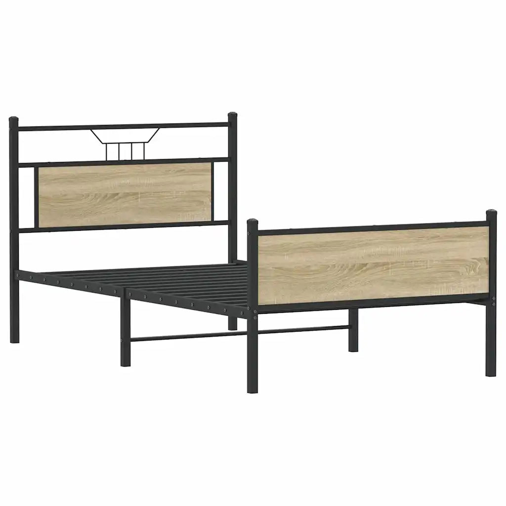Giroletto senza Materasso Rovere Sonoma 107x203cm in Truciolato 4106976