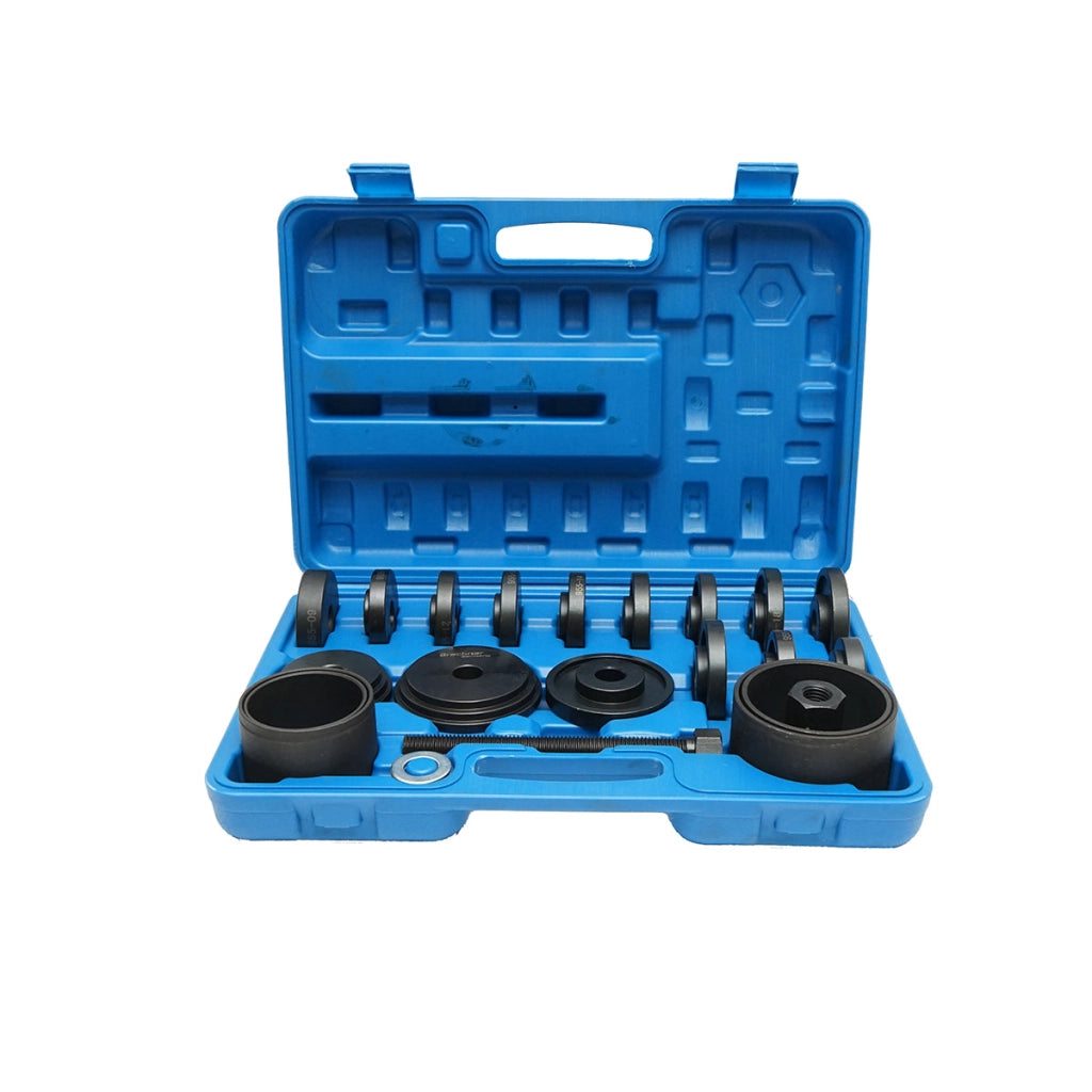 Kit di presse per estrazione cuscinetti e boccole 23 pezzi Breckner Germany