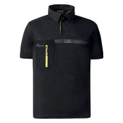 POLO 'LIBRA' taglia XXL - black carbon  - UPOWER