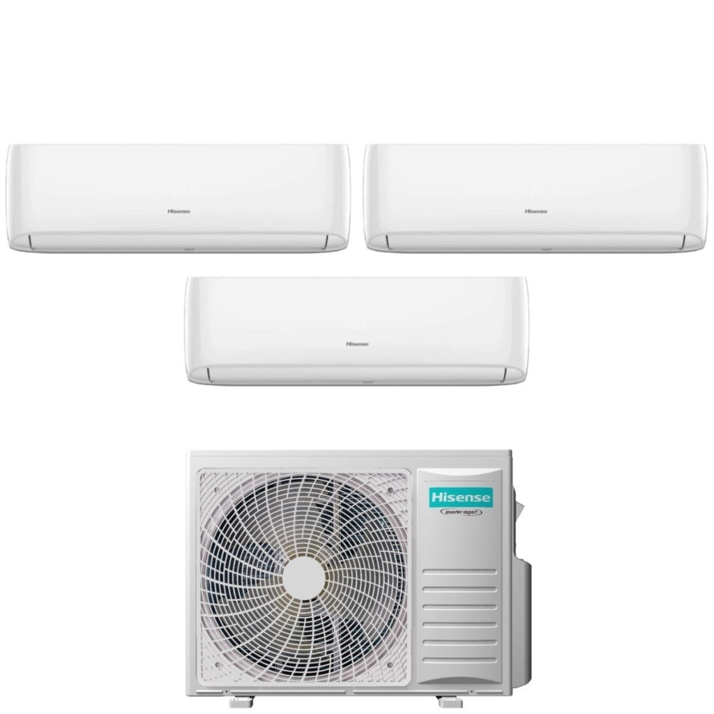 Condizionatore Trial Split Hisense Hi-Comfort 7+7+7 con 3AMW52U4RJC R-32 Wi-Fi Integrato