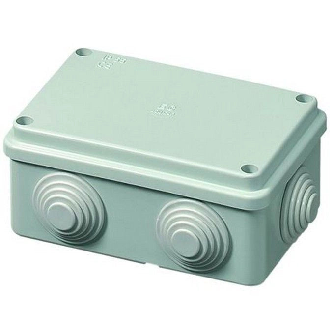 Elettrocanali EC400C5 Serie 400 Scatola di Derivazione Stagna IP55 150x110x70 mm ABS IK08 colore Grigio