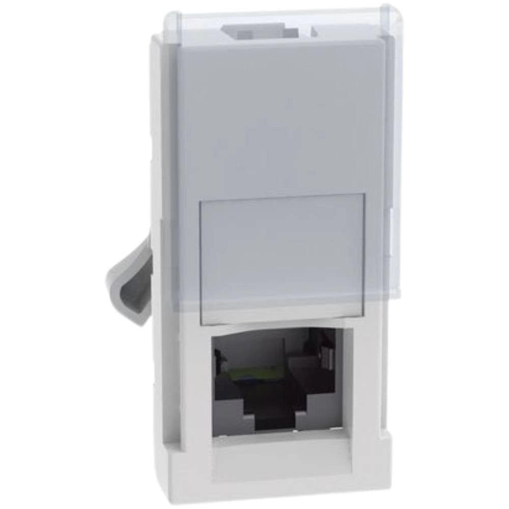 Connettore rj45 cat 5e utp toolless 1 modulo bianco