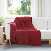 Coperta Rosso Bordeaux 200 x 150 cm Panno 42017030