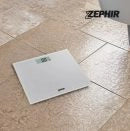 BILANCIA DIGITALE PESAPERSONE ZHS809 ZEPHIR  VETRO SLIM CM 30 KG 150 1XCR2032 NON INCLUSA